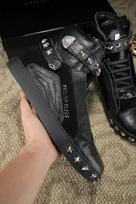 PhiliPP Plein High-Top Fashion Men Shoes--035